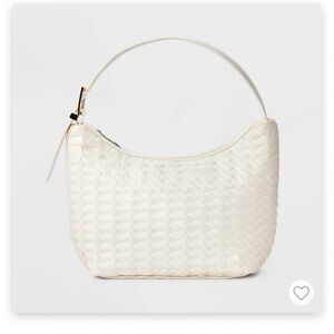 Target Mini Woven Shoulder Bag - A New Day™ White NWT